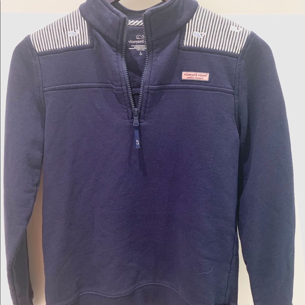 VINYARD VINES NAVY QUARTER ZIP